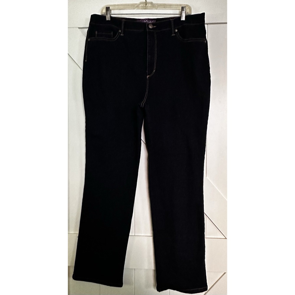 NWOT Gloria Vanderbilt Ladies' Amanda Boot Cut Stretch‎ Denim Jean Dk Blue Sz 18